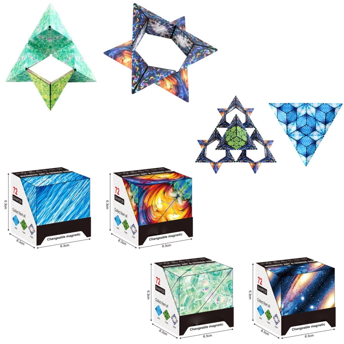 Infinity 3D Changeable Fidget Toy Star Cube Puzzle 2