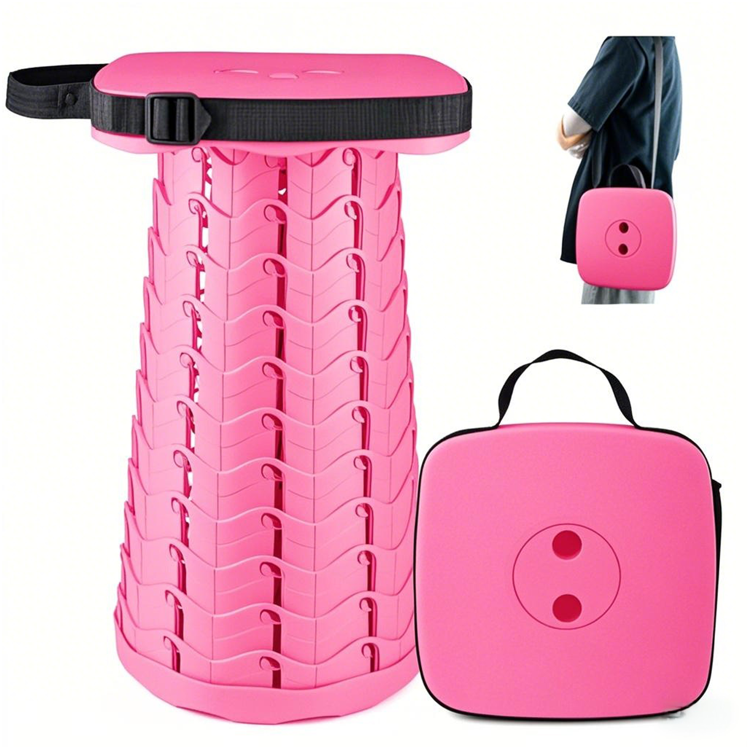 Foldable Adjustable Stool - Portable Outdoor Fishing Chair 4