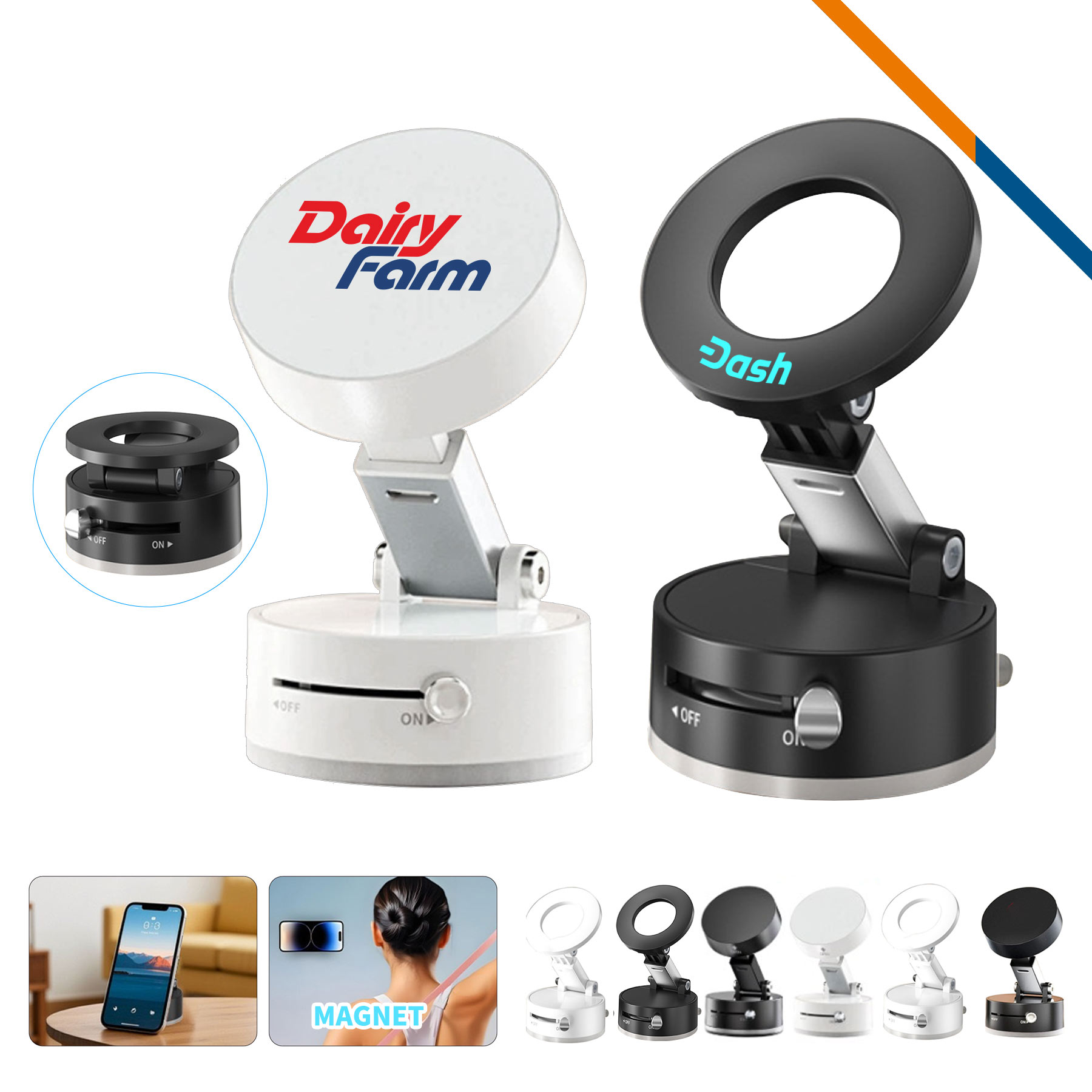 Resti Vacuum Suction Magnetic Phone Holder 2