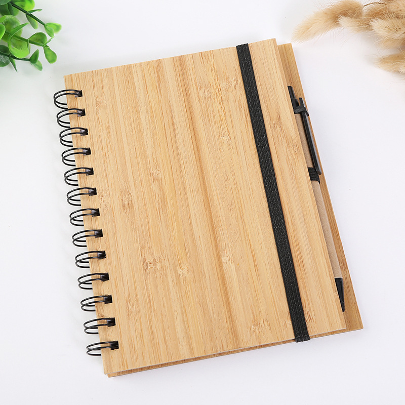 Bamboo Notebook With A Pen 4