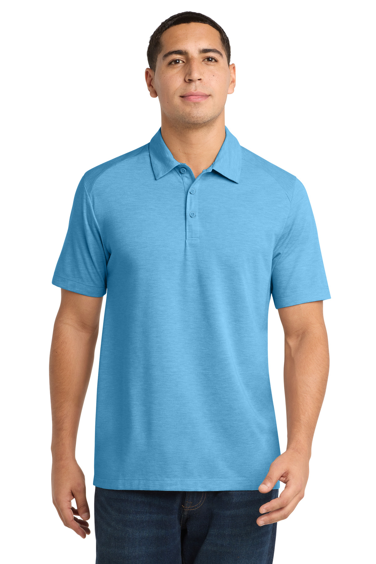 Sport-Tek PosiCharge Tri-Blend Wicking Polo. ST405 7