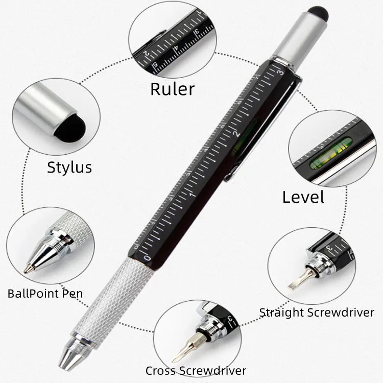 6 In 1 Multifunctional Screwdriver Measuring Stylus Pen 1