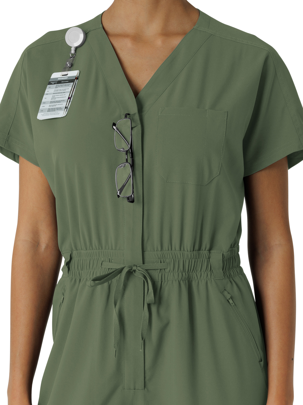 Wink - Renew - Women's Seven-Pocket Cargo Jogger Jumpsuit 5