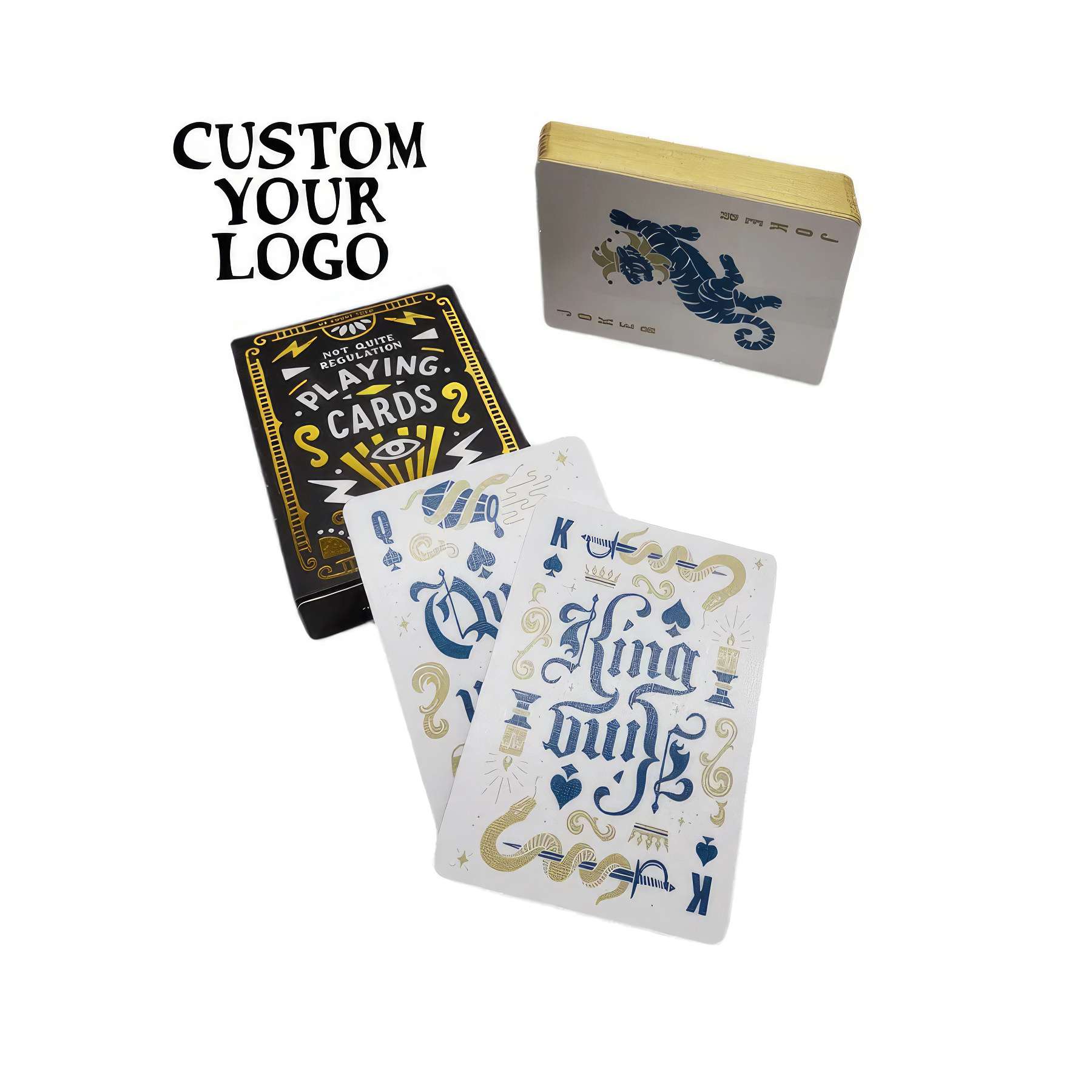 Custom Paper Poker Playing Cards Board Game For All Ages 3
