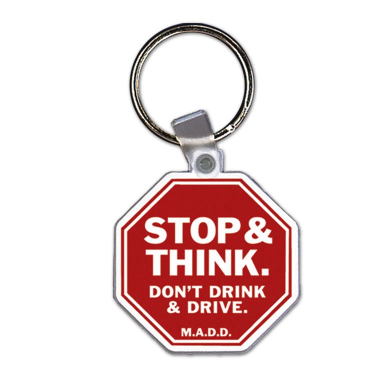 Stop Sign Key Tag