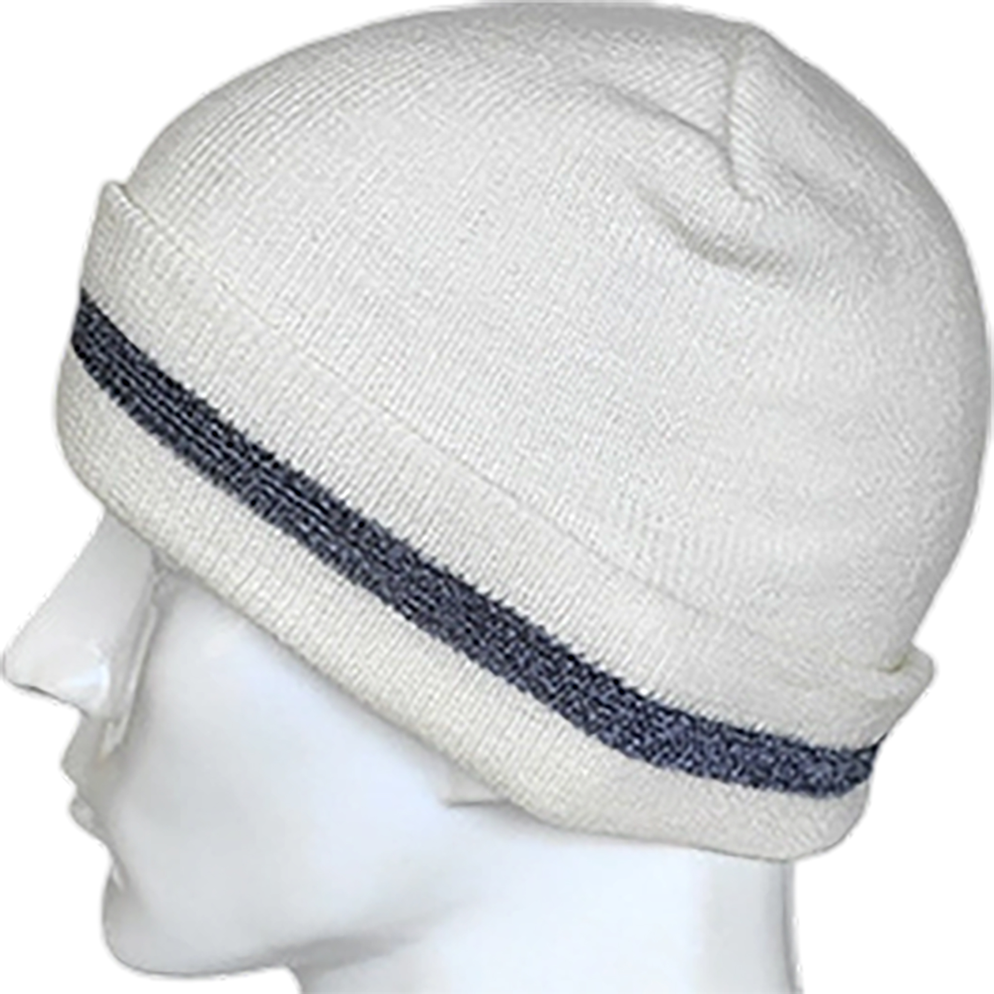 Reflective Knit Beanie With Woven Label 7" x 11" 12