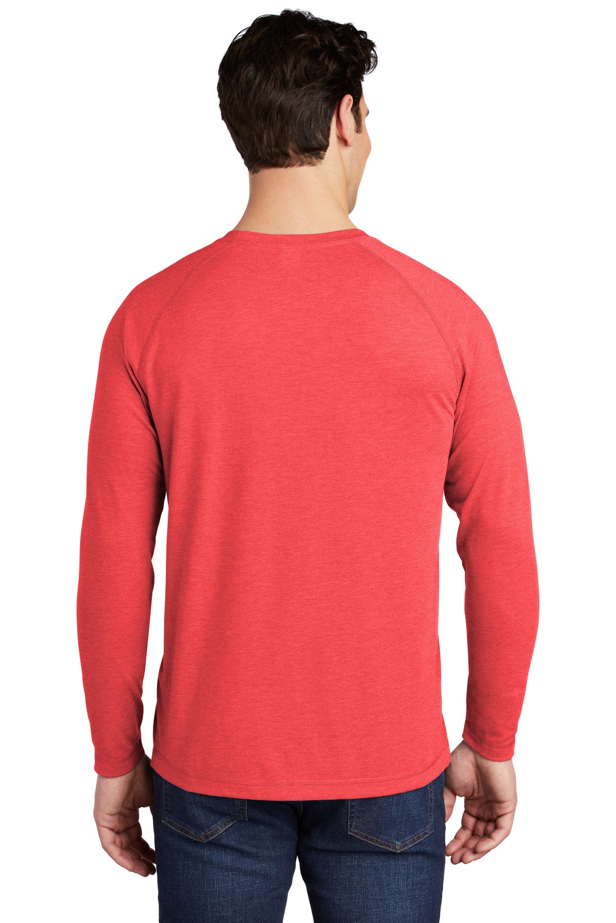 Sport-Tek® PosiCharge Long Sleeve Tri-Blend Wicking Raglan Tee 6