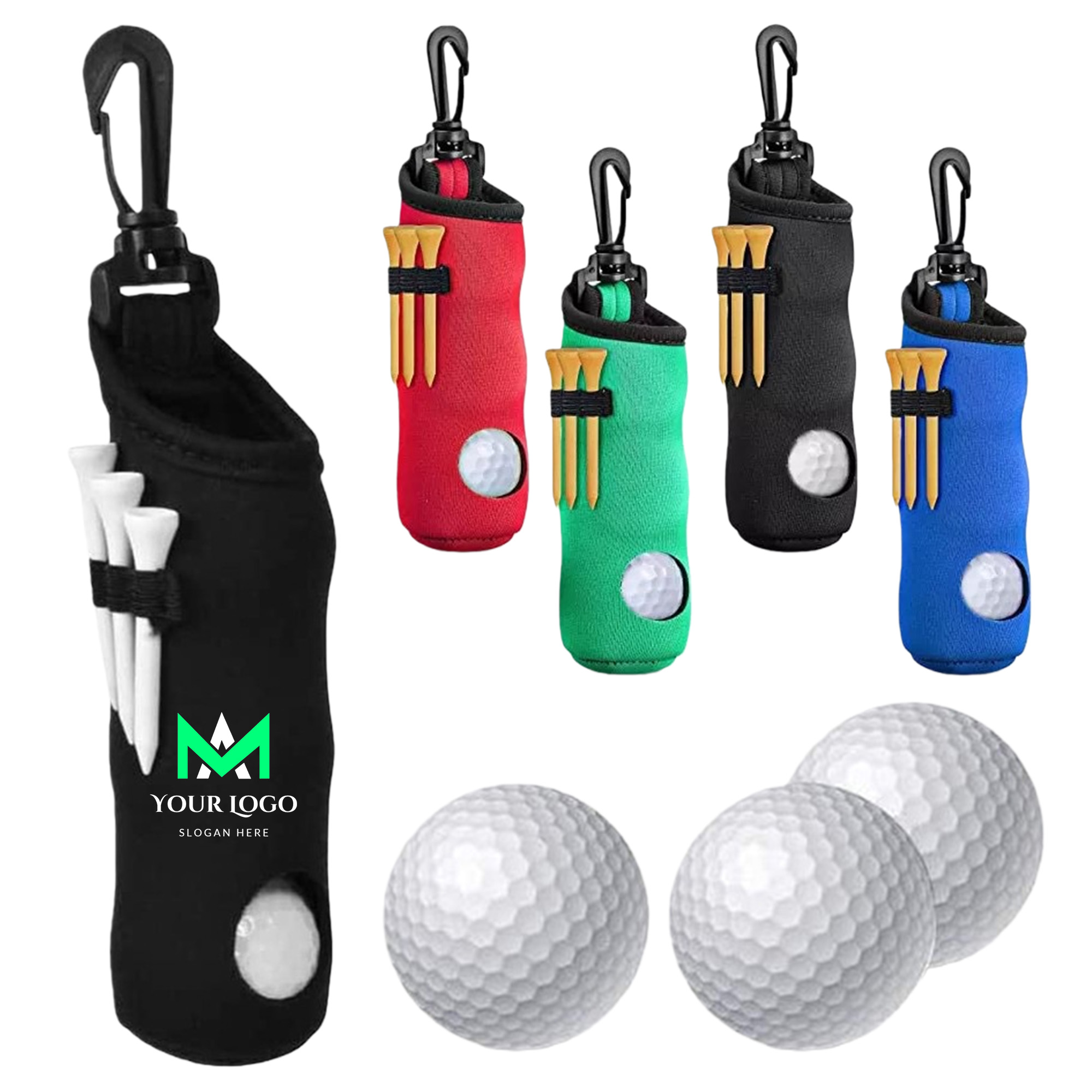 Durable Sport Golf Tee Storage Holder 4