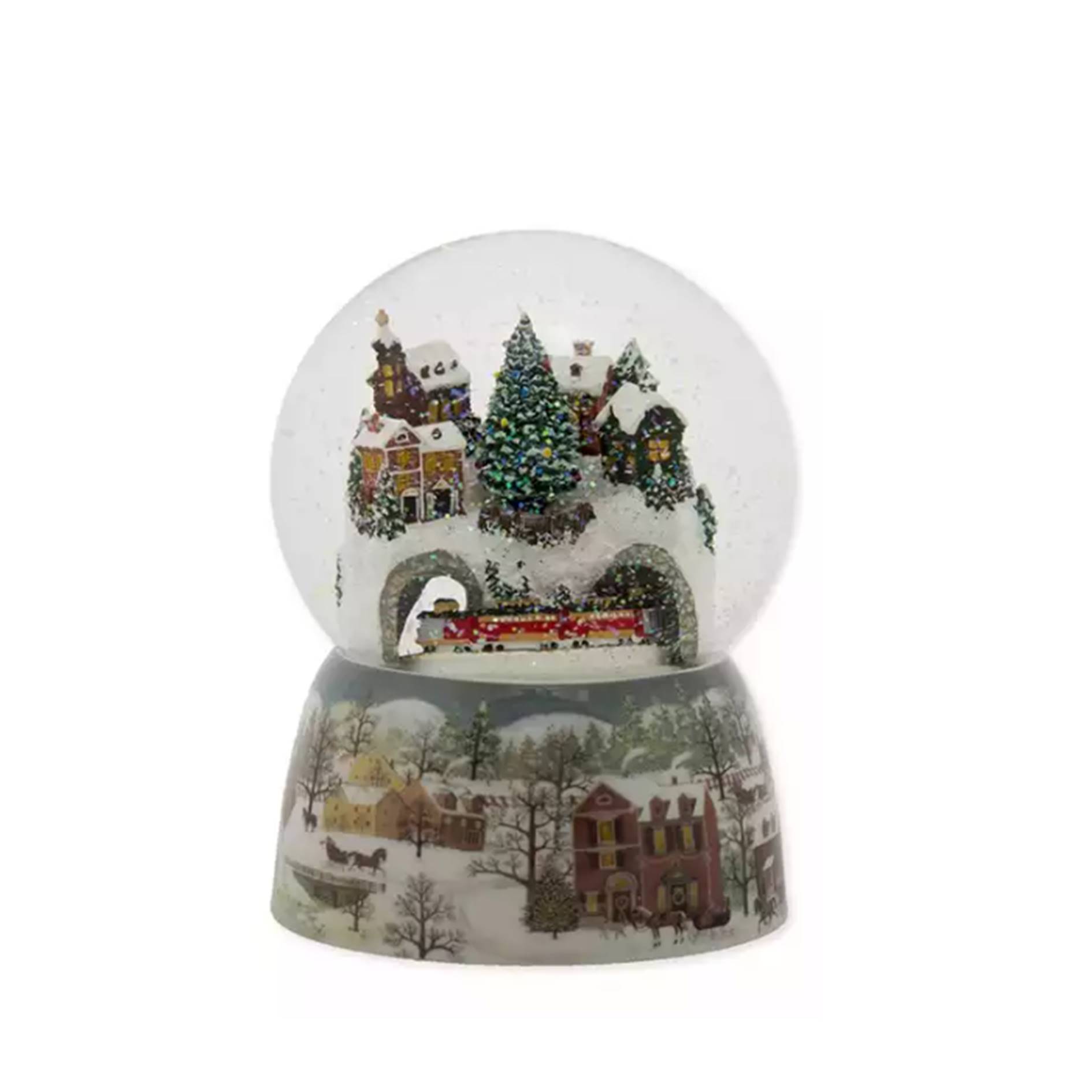 Winter Scene Musical Snow Globe 3