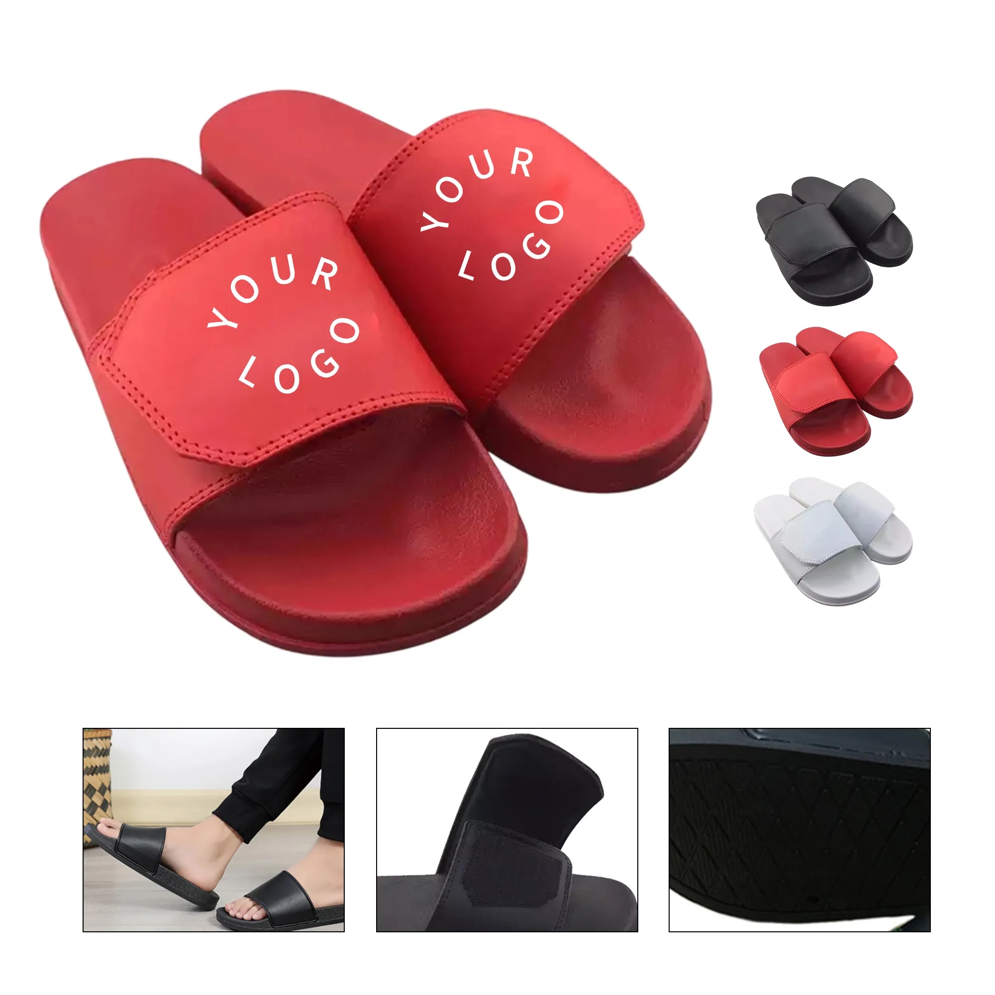 Summer PVC Beach Sandals with Non-Slip Soles 5