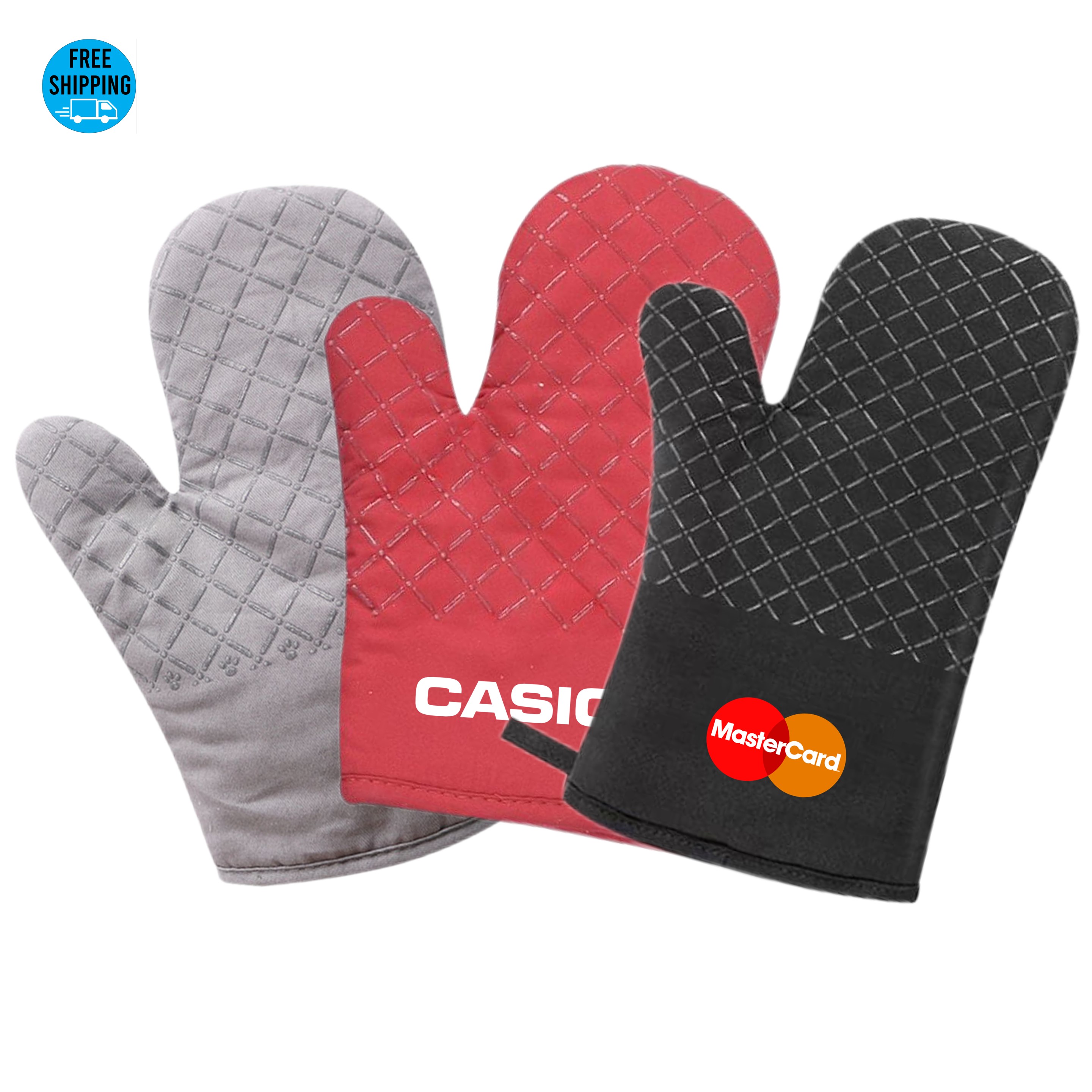 Heat Resistant Oven Mitt - OCEAN 3