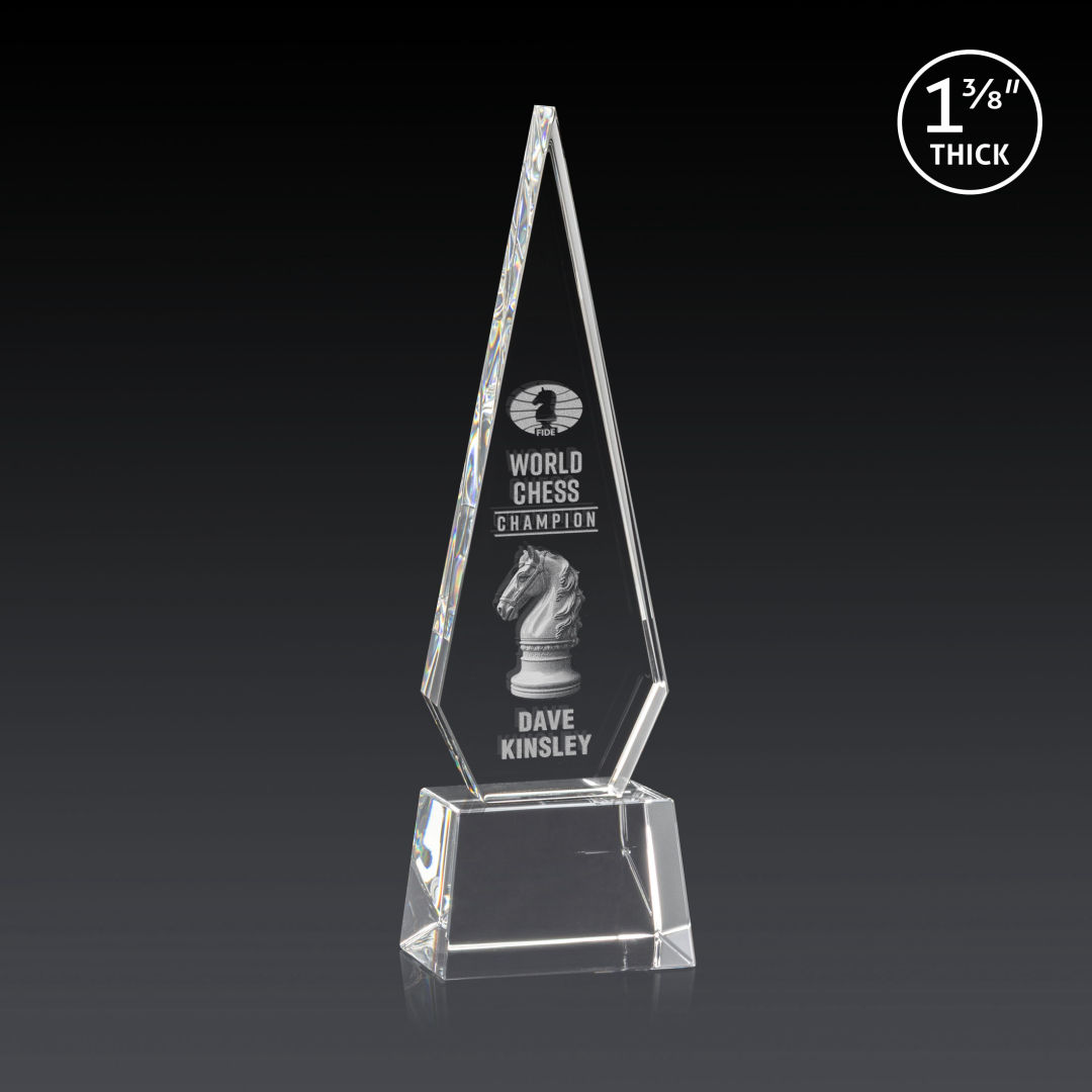 Springfield 3D Award on Robson Base - Clear 5