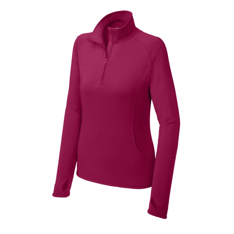 Sport-Tek Women's Sport-Wick Stretch 1/4-Zip Pullover. 58