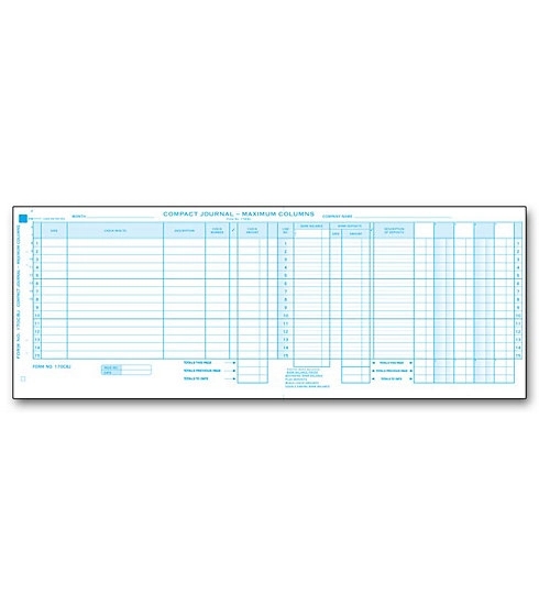 Journals, Compact, Maximum Columns 3