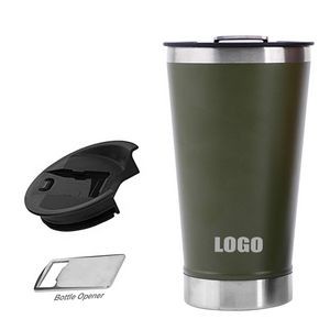 500ml Stainless Steel Coffee Mug With Straw And Double Wall Insulation 18