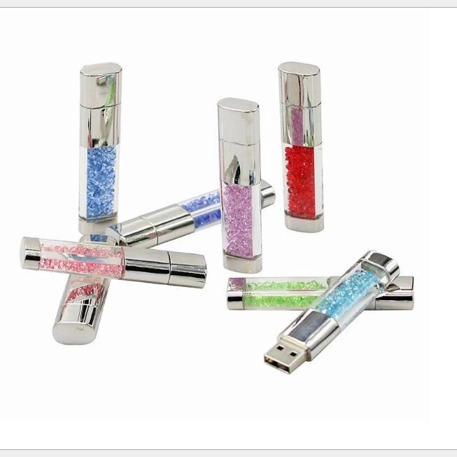 1 GB LED Crystal USB Drive 1600 1