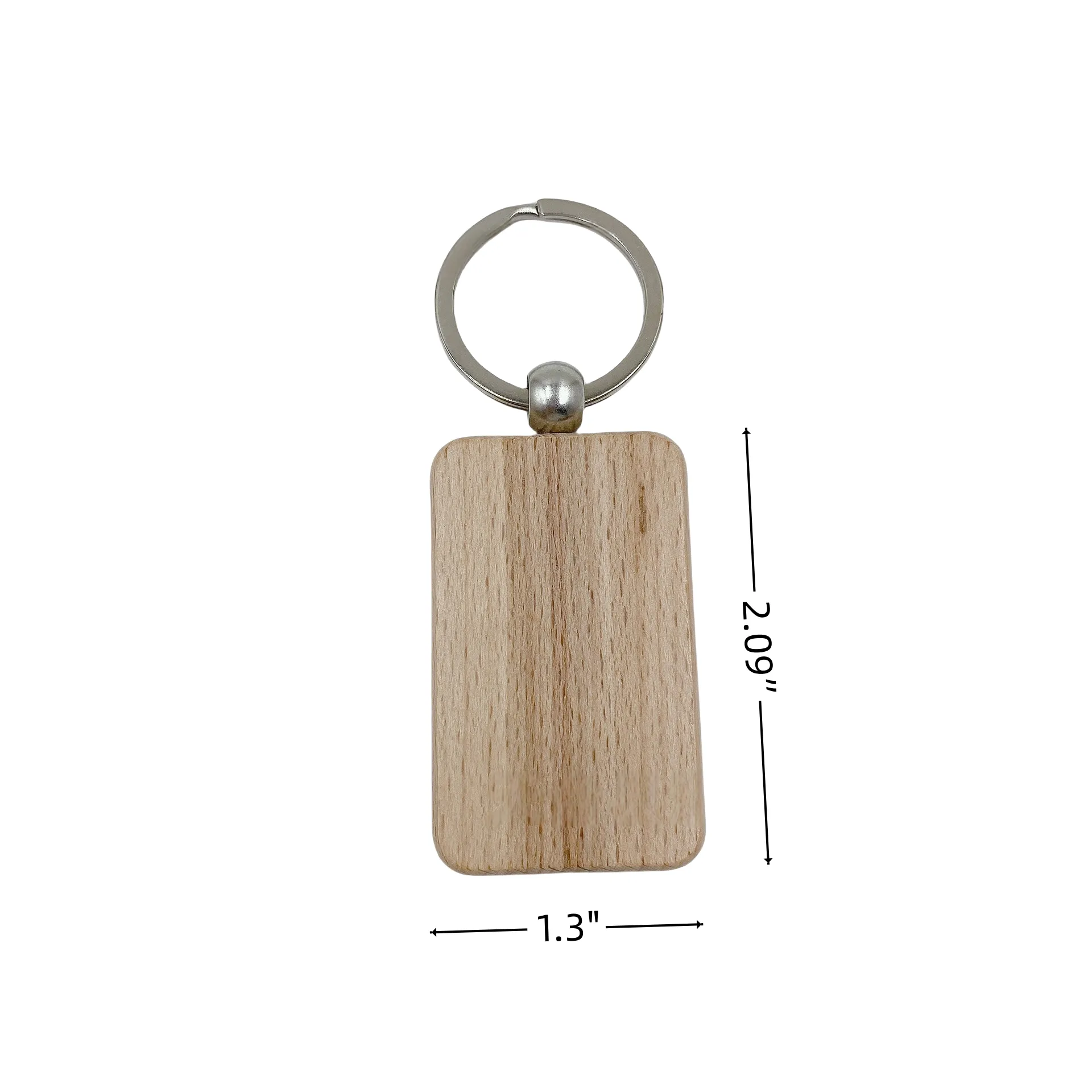 Beech Keychain Wooden Pendan 2