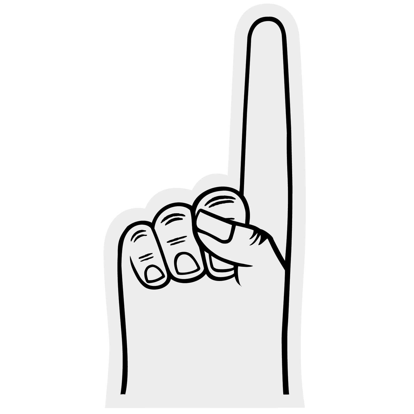 7.5" Foam Hand 21