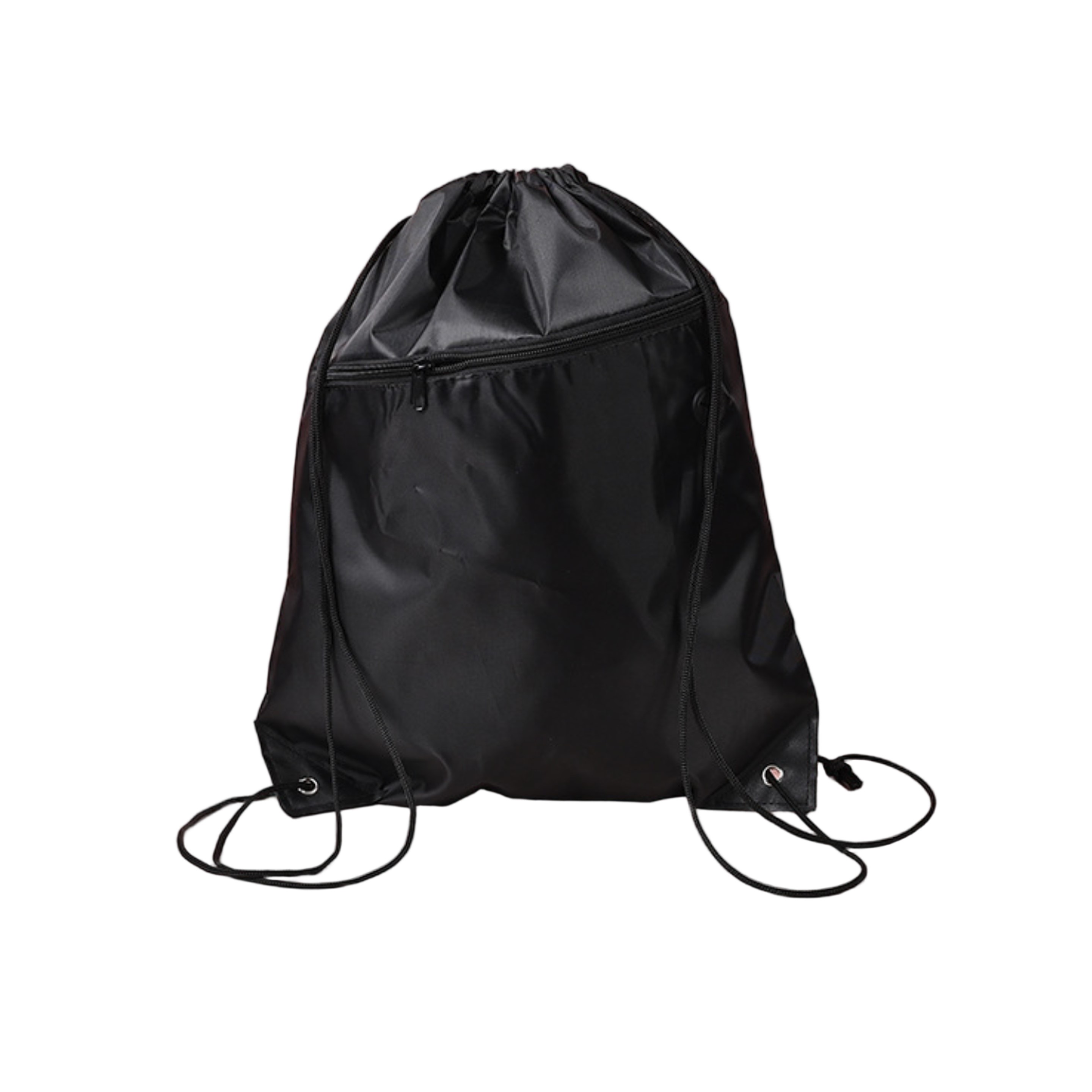 Drawstring Backpack with Front Zipper 7
