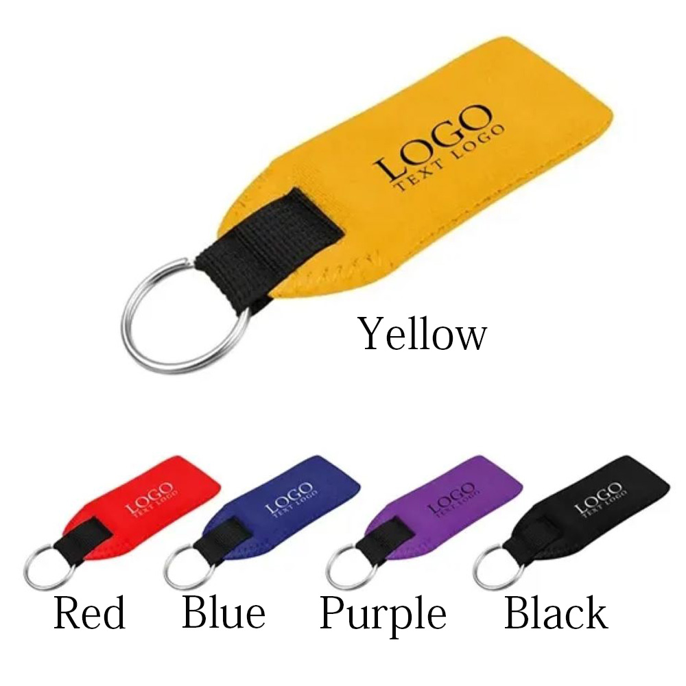 Custom Neoprene Floating Keychain 5