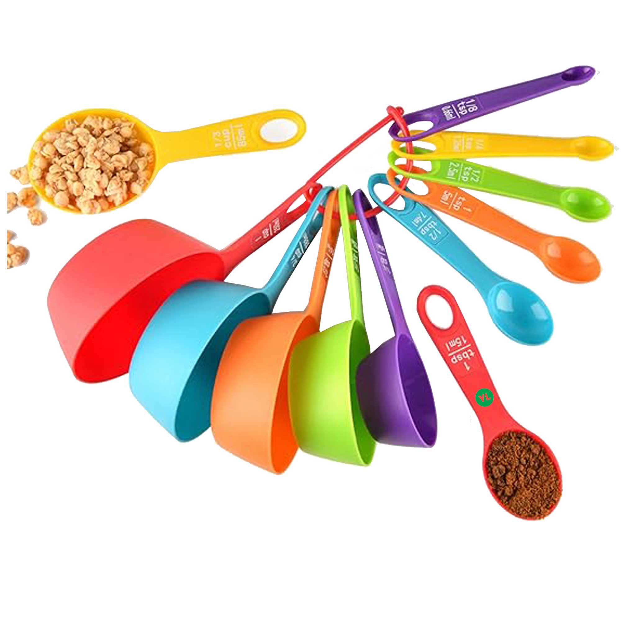 12Pcs Measuring Cups and Spoons Set 1