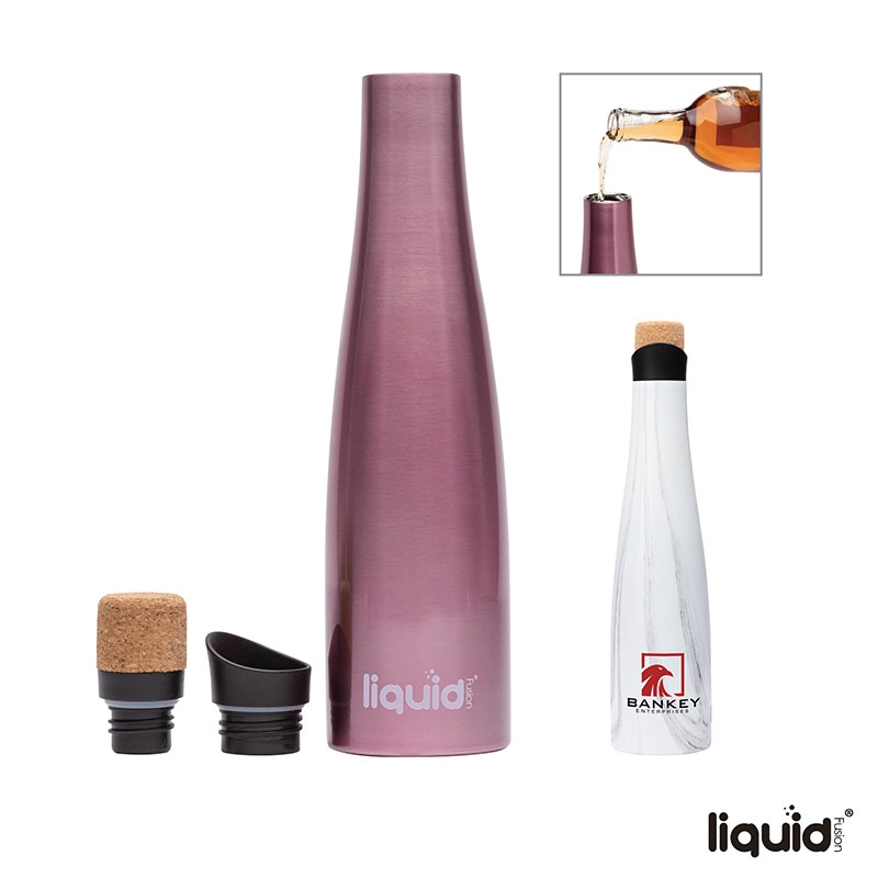 Liquid Fusion®  25 oz. Vacuum Insulated Steel Wine Carafe / Bottle