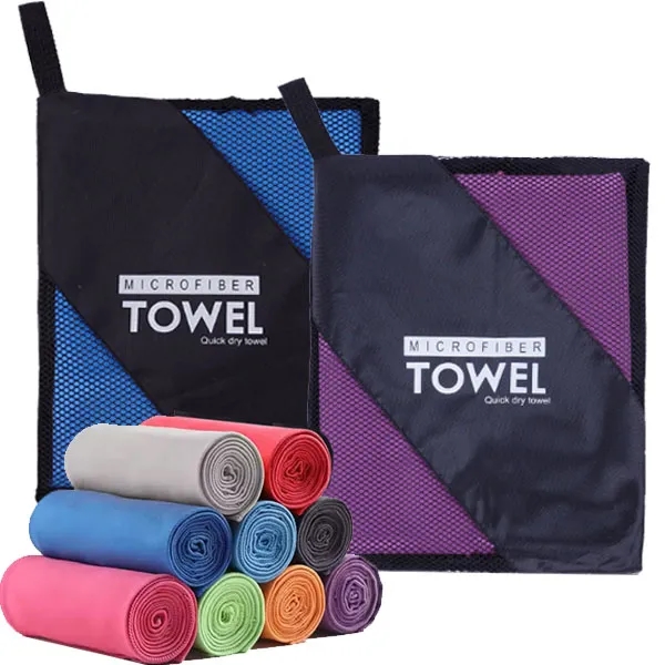 Microfibre Quick Dry Beach Towel With Mesh Bag 4
