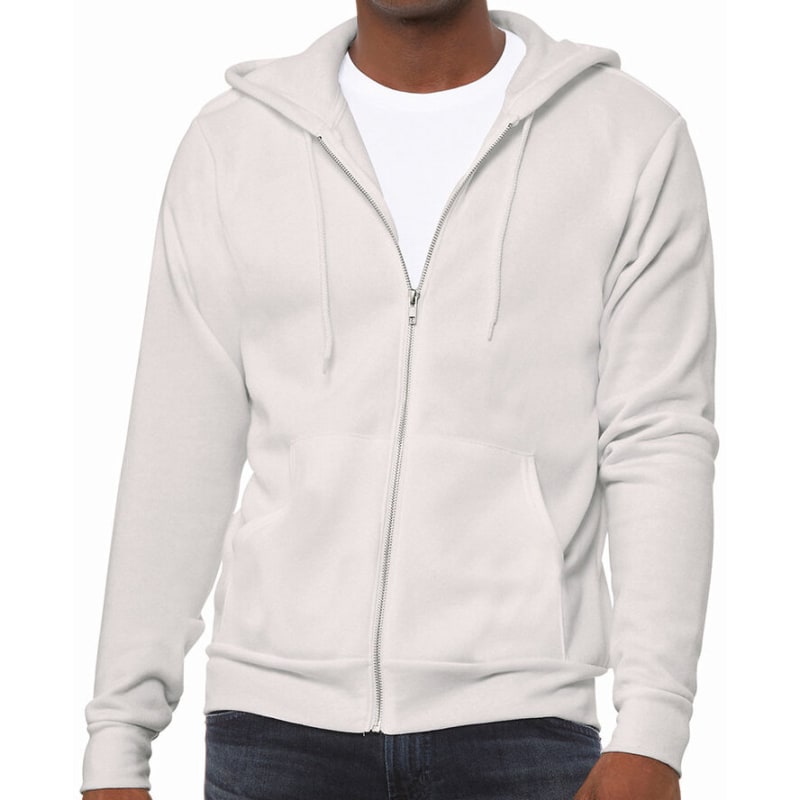 Bella Unisex Poly-Cotton Fleece Full-Zip Hoodie 22