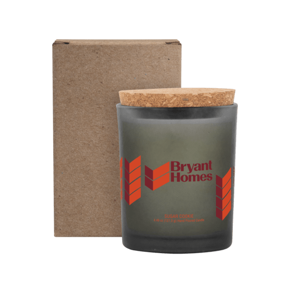 Niva Frosted 6oz Candle With Cork Lid 26