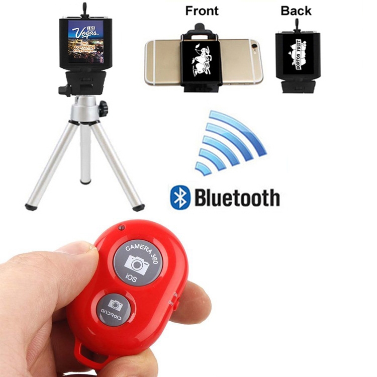 iBank ® Universal Smartphone Camera Tripod + Bluetooth Shutter 1