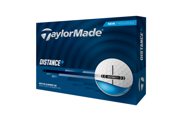 TaylorMade Distance+ Golf Balls - White 2