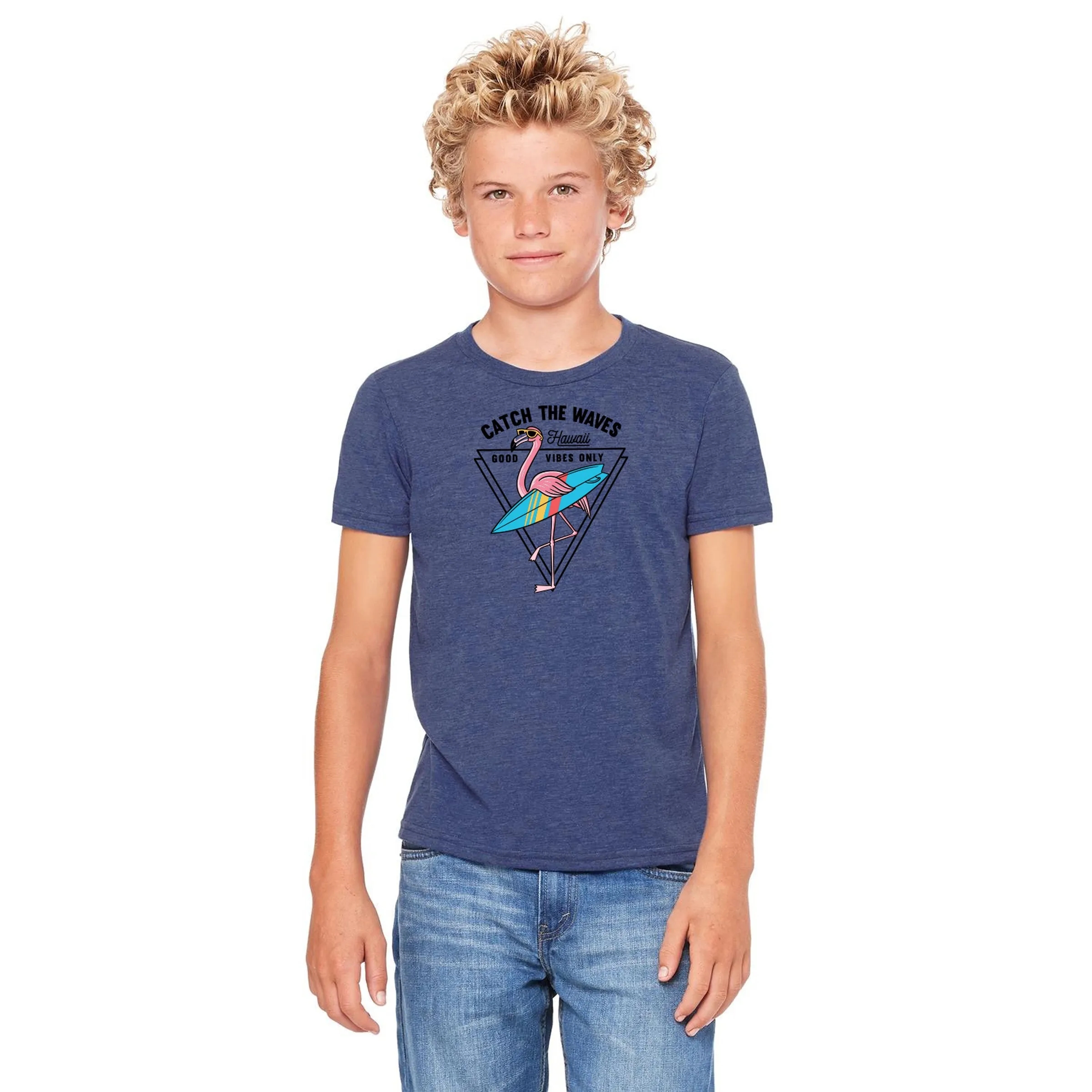 Bella + Canvas Youth Jersey Short-Sleeve T-Shirt 14