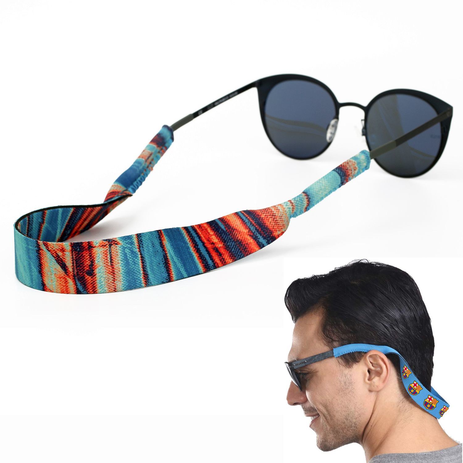 1" Sublimation Eyeglass Retainer Neoprene Sunglass Strap 2