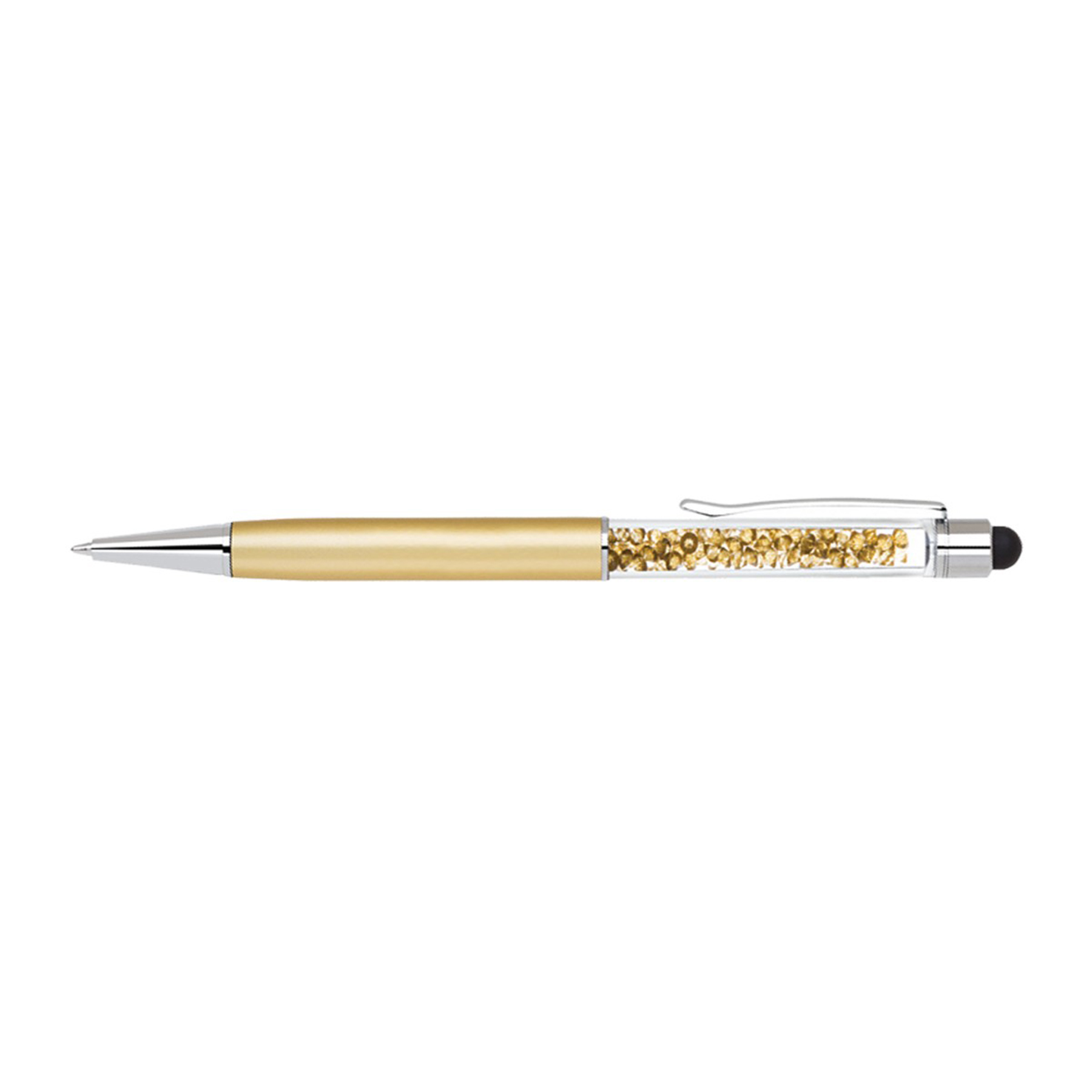 Brass stylus pen with matching crystals and barrel colors 8