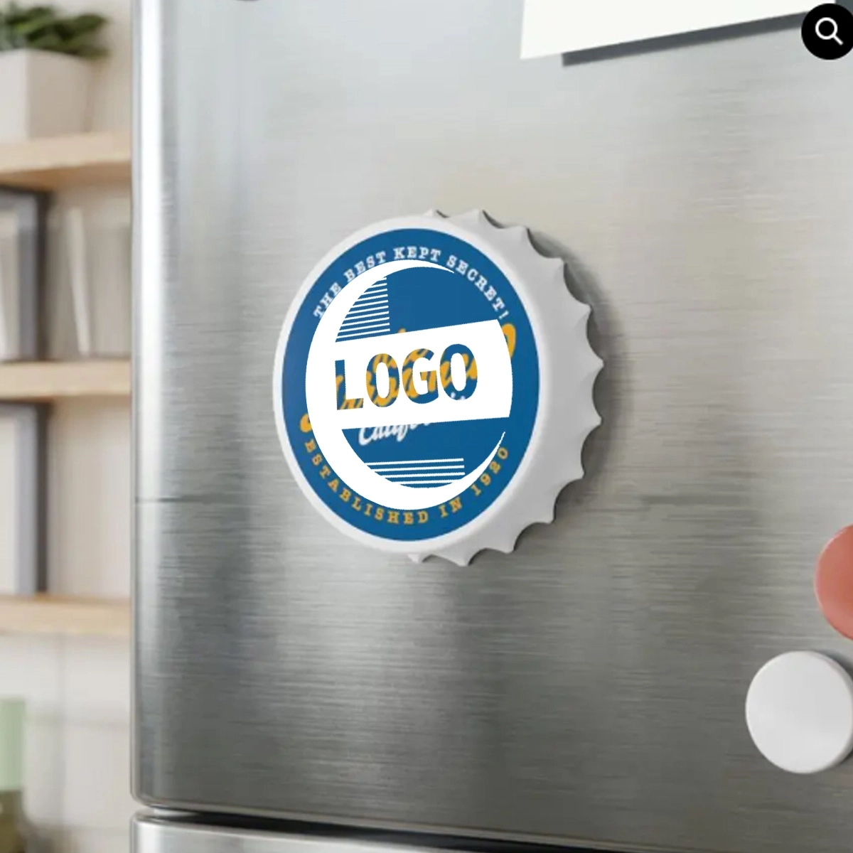 Custom Logo Magnetic Beer Cap Bottle Openers 9