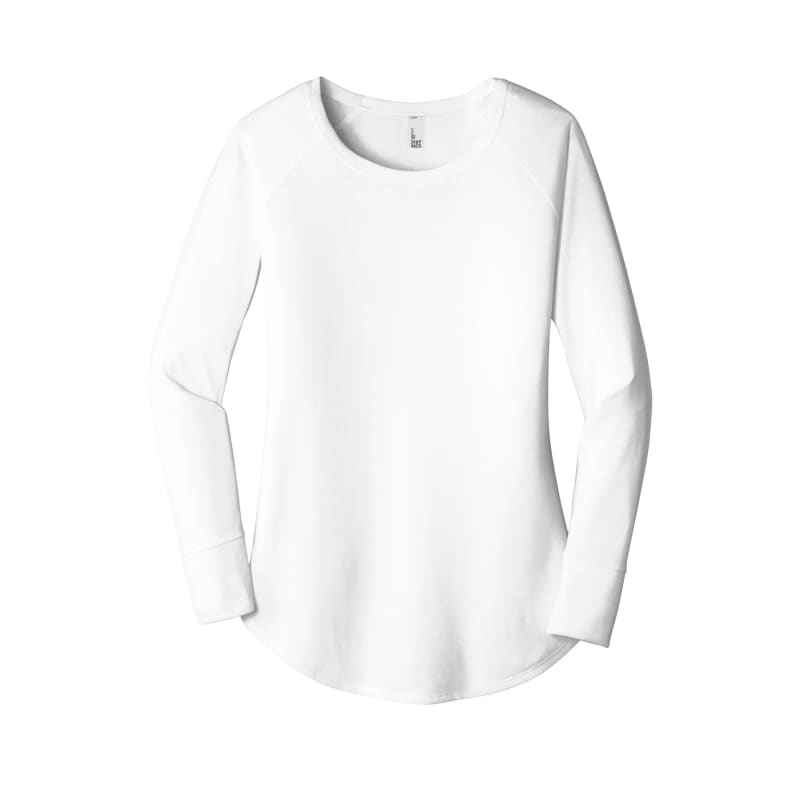 District Women's Perfect Tri Long Sleeve Tunic Tee. 4