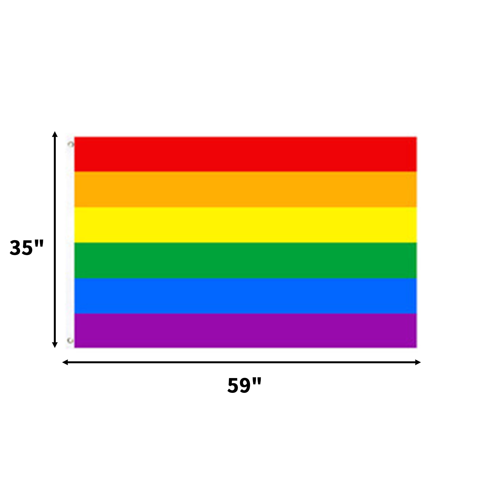Polyester Flag 3' x 5' Full Color With Grommet 4