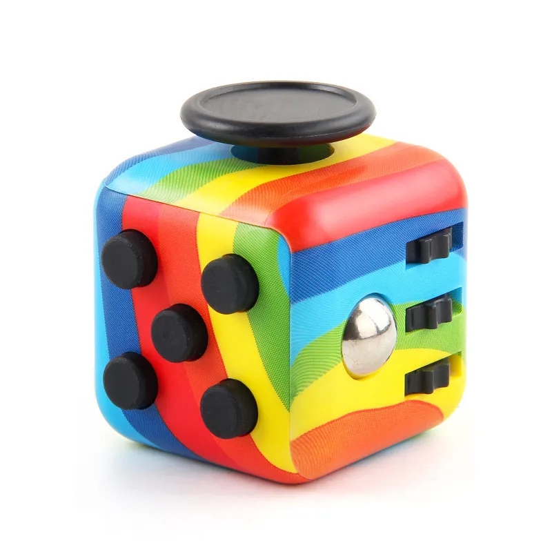 Fidget Cube Toy Stress and Anxiety Relief Objects 6 Side 2