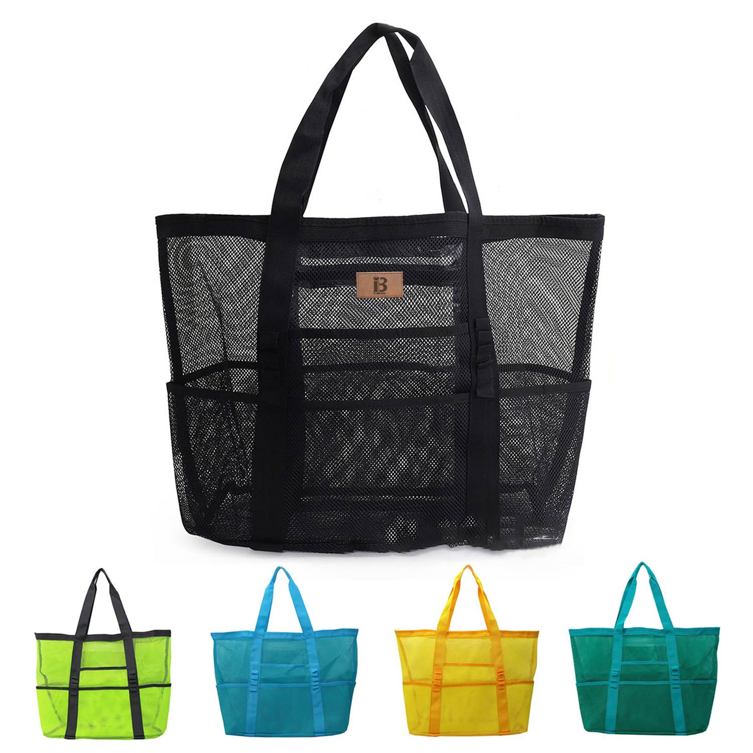 Nylon Mesh Portable Beach Tote Bag 2