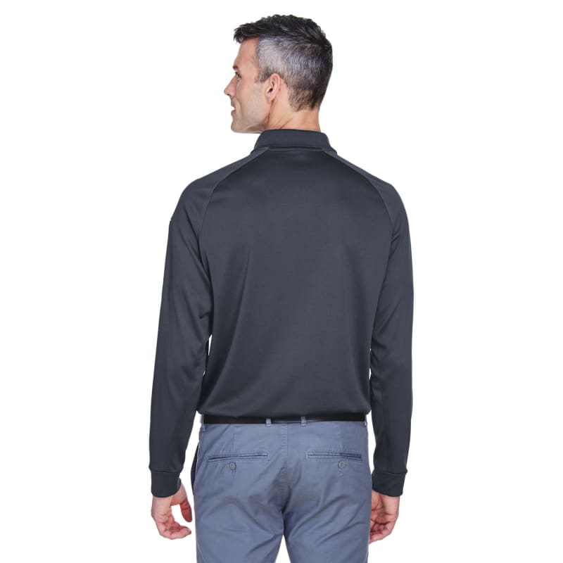 Harriton Men's Advantage Snag Protection Plus Long-Sleeve Tactical Polo 2