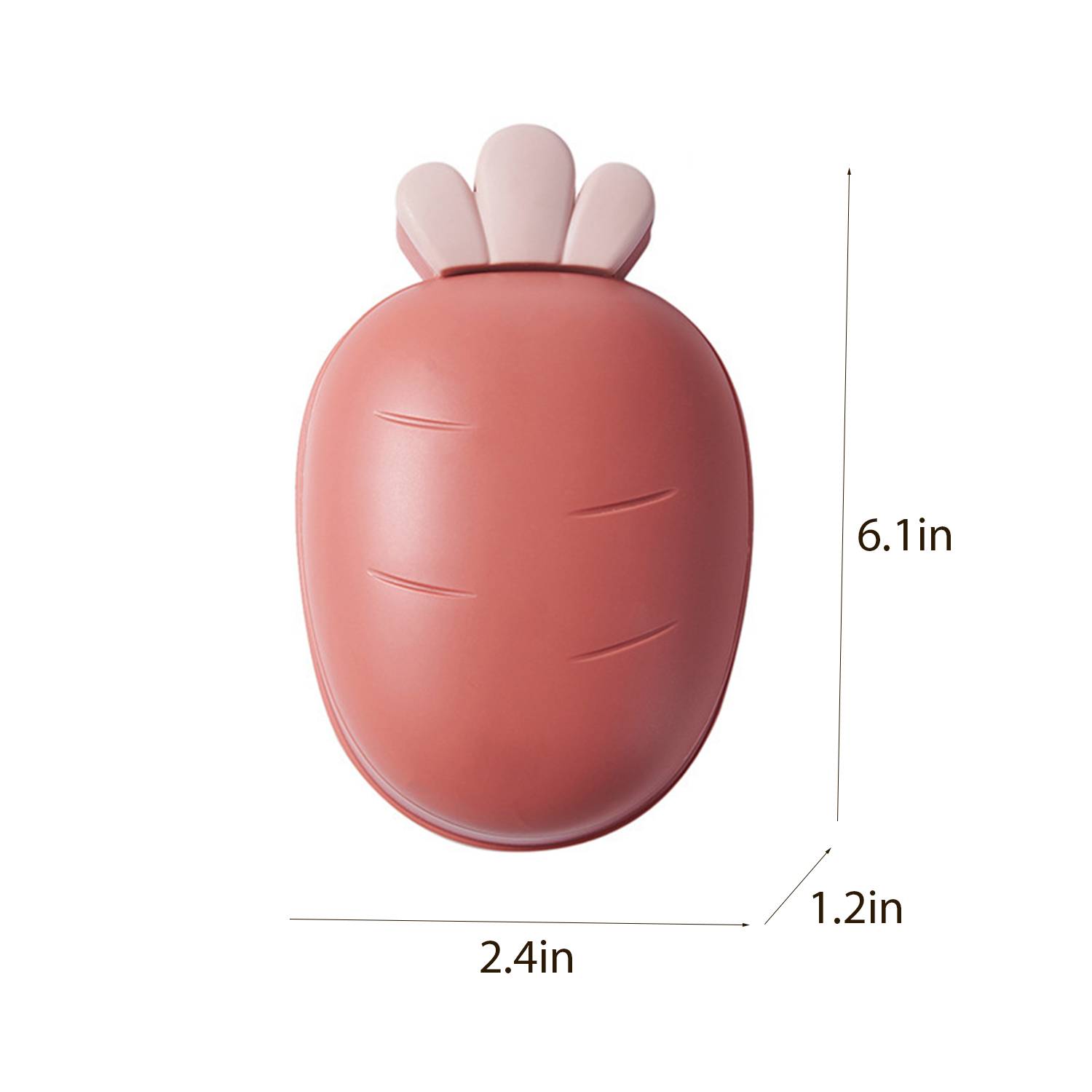 Soap Box with Lid Creative Carrot Drainer 2