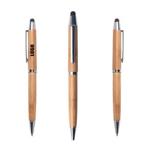 Bamboo Writing Pen With Stylus 8