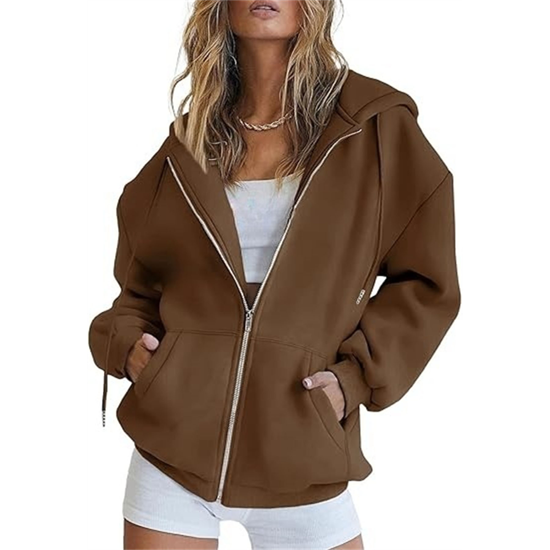 Women's Hoodies Casual Long Sleeve Track Jacket 10