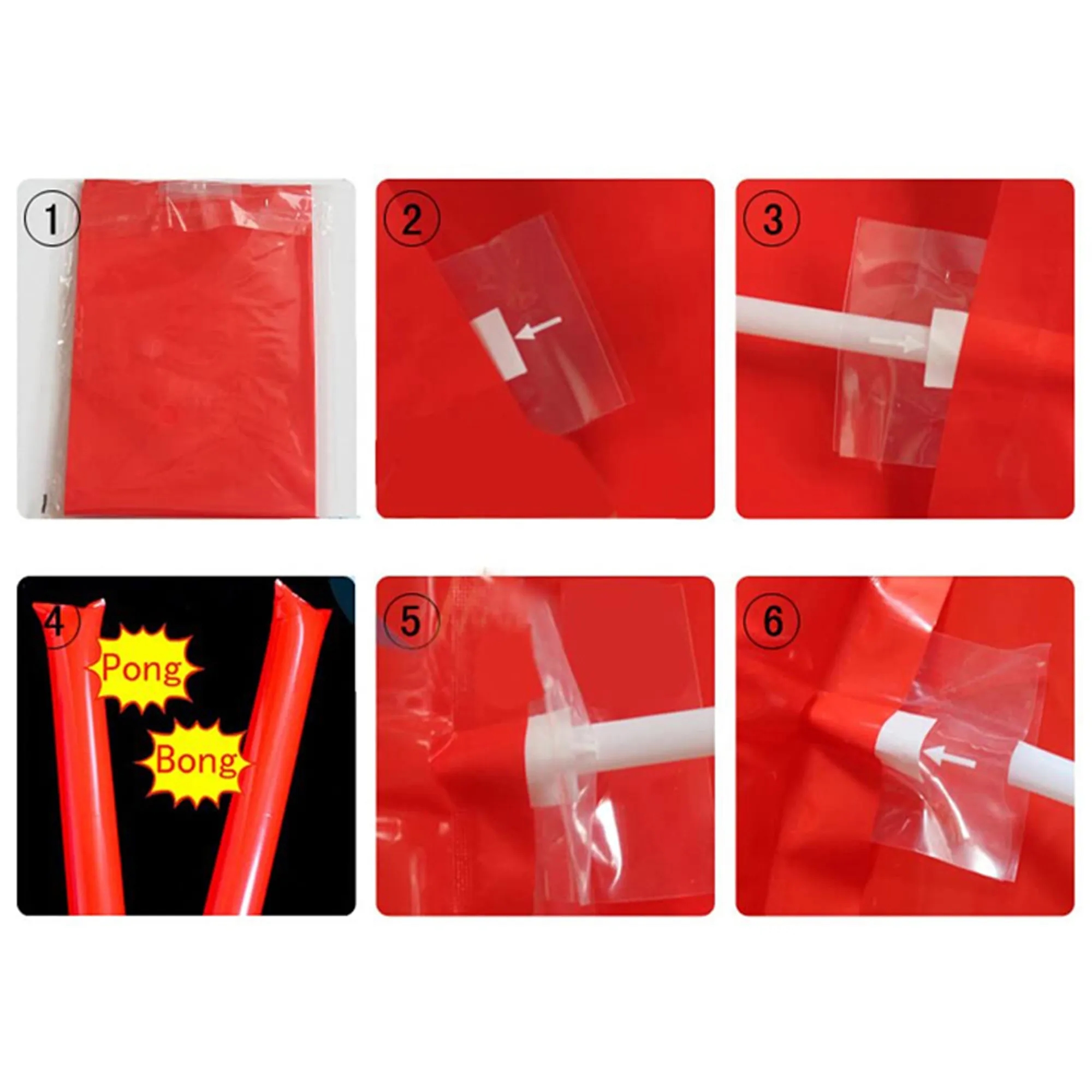 Inflatable Cheering Up Thunder Stick MOQ 100 Pairs 4