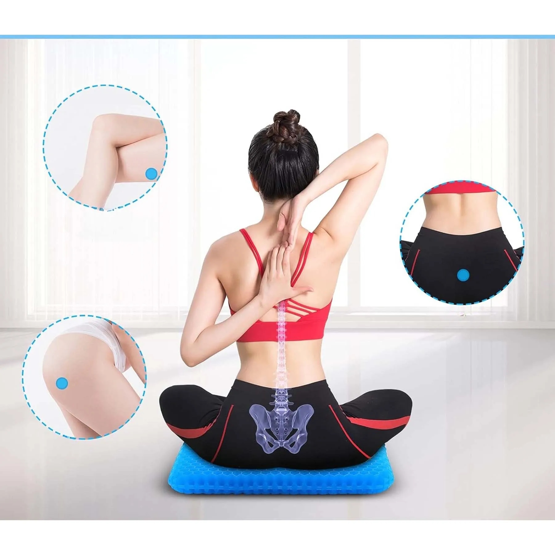 Gel Seat Cushion for Long Sitting 4