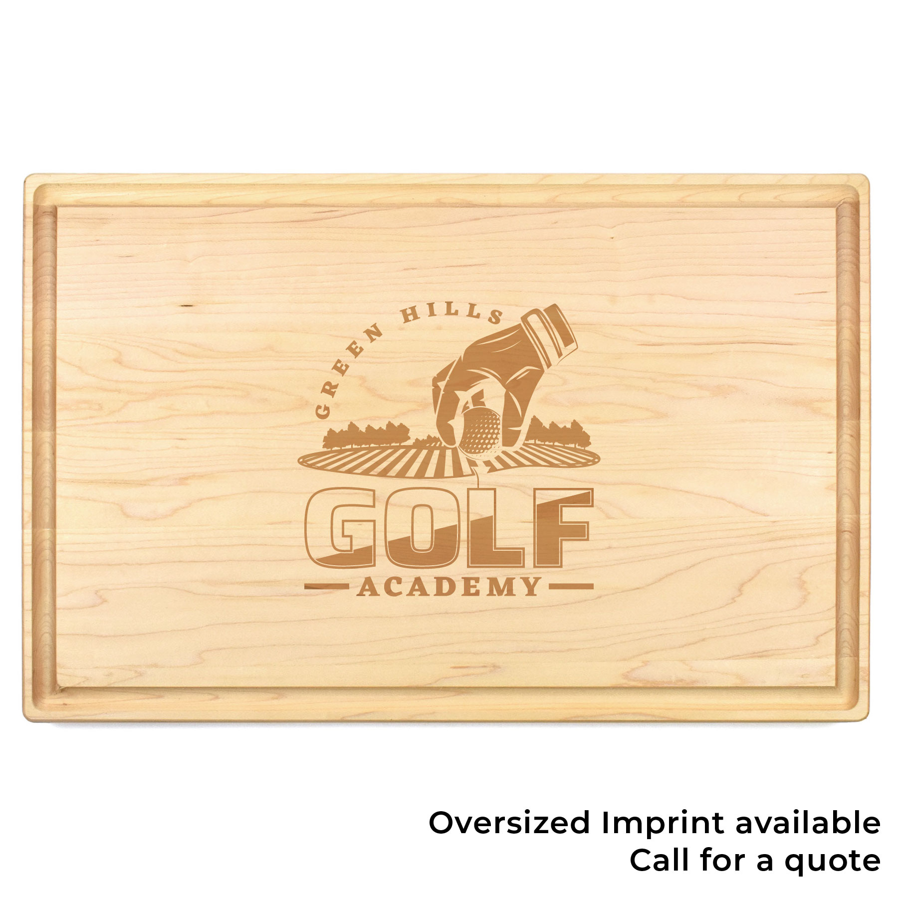 11" x 17" x 1" Maple Cutting Board with Juice Groove 9