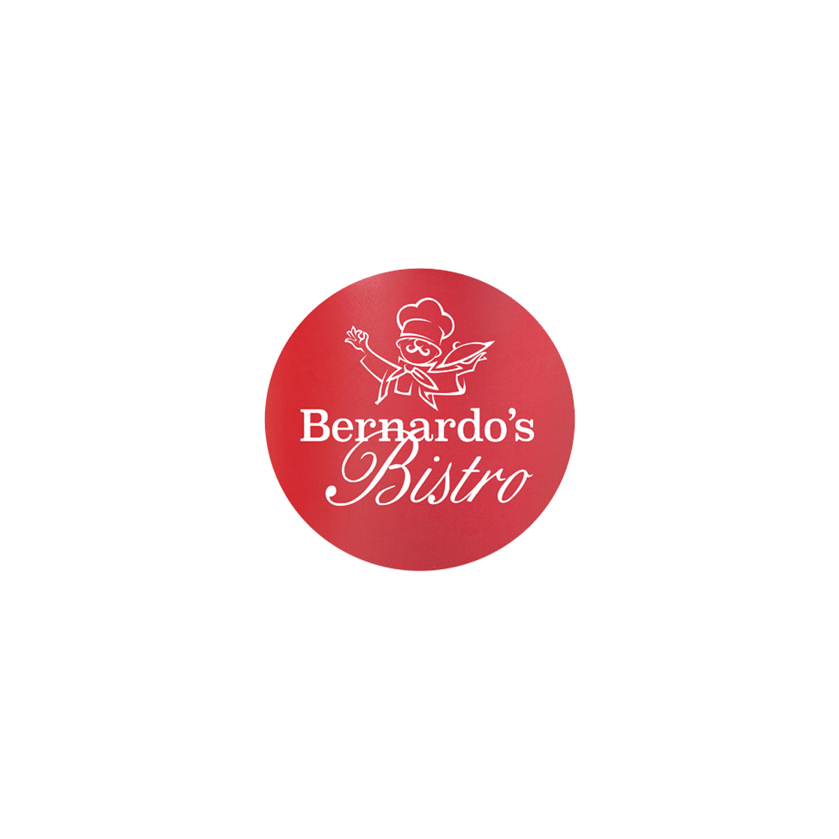 3" Red Round Silicone Coaster 3