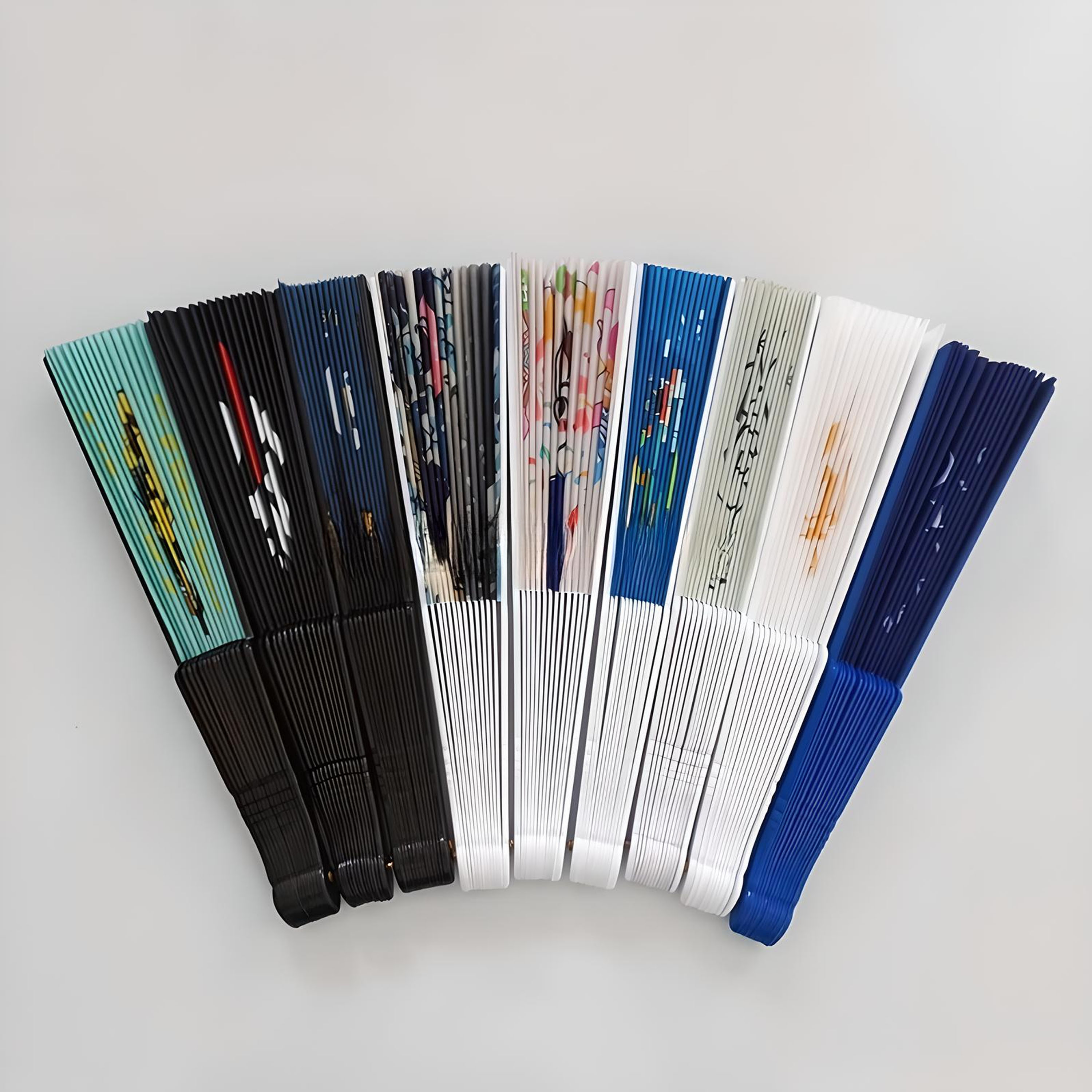 Fashion Foldable Cloth Hand Fan 10