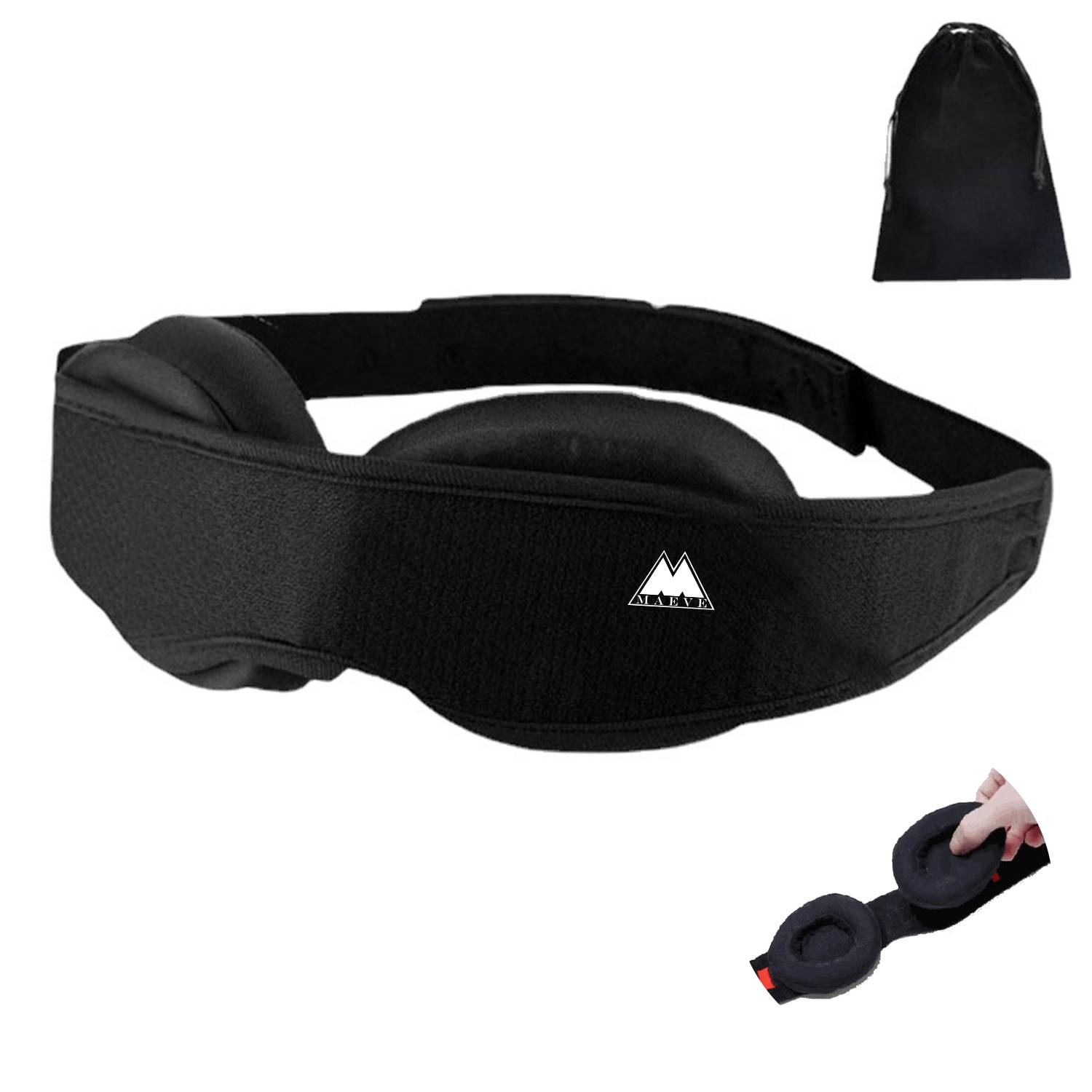 Adjustable 3D Breathable Eye Mask 2