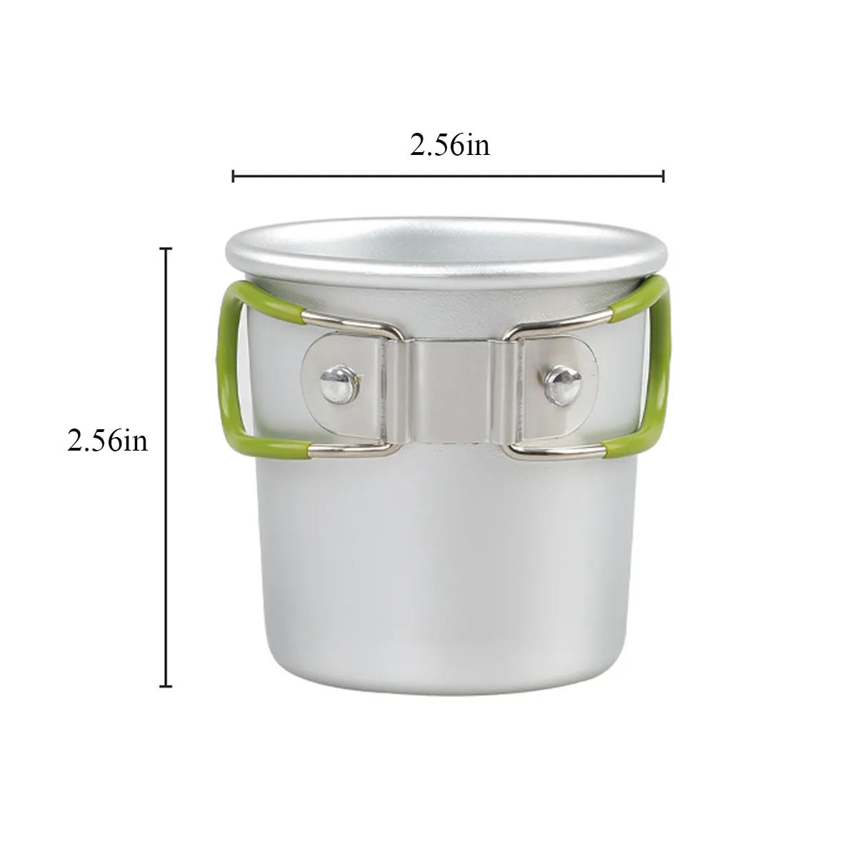 5 OZ. Portable Outdoor Camping Water Cup  Aluminum Beer Mug 5